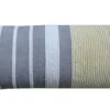Decorative Long Grey Stripes Throw Pillow (14X36 Inches) - Image 2