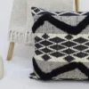 Decorative Tufted Chevron Pillow 20"x20" for Couch - Image 2