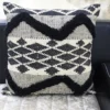 Decorative Tufted Chevron Pillow 20"x20" for Couch - Image 3