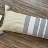 Decorative Long Grey Stripes Throw Pillow (14X36 Inches) - Image 3