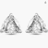 Brilliant Trillion 4.5mm 0.54 Carat Moissanite 925 Sterling Silver Earrings for Women - Image 2
