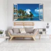 Tropical Paradise Wall Sticker, Window Decal for Interior Decorations - Image 8