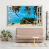 Tropical Paradise Wall Sticker, Window Decal for Interior Decorations - Image 9