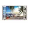 Decorative Paradise Vista Wall Sticker, Removable Wall Art Decal - Image 2
