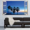 Decorative Paradise Vista Wall Sticker, Removable Wall Art Decal - Image 4