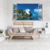 Decorative Paradise Vista Wall Sticker, Removable Wall Art Decal - Image 8