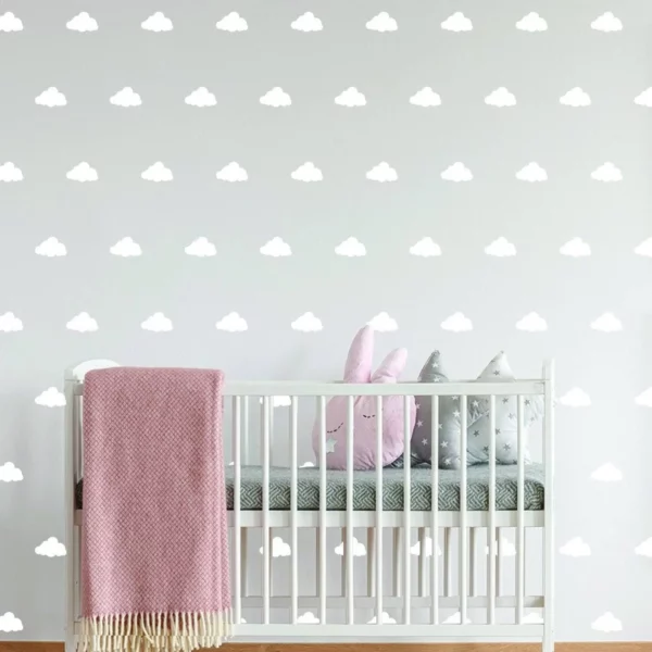 WhimsiCloud Children's Wall Stickers, Removable Kid's Room Wall Decals