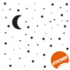 Celestial Dreams Wall Sticker Collection, Space Themed Decals, Star Decor Set - Image 2