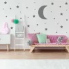 Celestial Dreams Wall Sticker Collection, Space Themed Decals, Star Decor Set - Image 6
