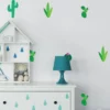 Cactus Oasis Vinyl Wall Decals - Transform Your Space with Nature - Image 5