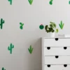 Cactus Oasis Vinyl Wall Decals - Transform Your Space with Nature - Image 10