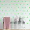 Geometric Triangle Wall Decal Set - 40 Piece Vinyl Wall Art Stickers - Image 10