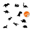 Dinosaur Dreams Wall Sticker Set, Removable Vinyl Wall Decal Collection - Image 2