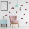 Stylish Bird Themed Wall Decal Sticker Set - Visual Aesthetic Design enhancement - Image 11