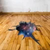 3D Galactic Illusion Space Themed Wall Decal Sticker Art - Image 4