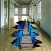 Bridge to Galaxy Floor Decal - 3D Galactic Space-Themed Vinyl Wall Sticker - Image 5