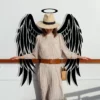 Majestic Feather Wall Sticker - Ethereal Wings Vinyl Wall Art Decal - Image 10
