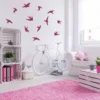 Stylish Bird Themed Wall Decal Sticker Set - Visual Aesthetic Design enhancement - Image 7