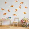 Stylish Bird Themed Wall Decal Sticker Set - Visual Aesthetic Design enhancement - Image 10