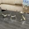 Vibhsa Dog Cat & Bird Ring Holders Set - Silver - Image 5