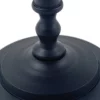 Vibhsa Pillar Candle Holder - Matte Black (7"H) - Image 9