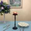 Vibhsa Pillar Candle Holder - Matte Black - Image 4