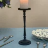 Vibhsa Pillar Candle Holder - Matte Black - Image 5