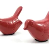 Vibhsa Birds of Health and Happiness Set of 2 (Red) - Image 2