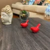 Vibhsa Birds of Health and Happiness Set of 2 (Red) - Image 6