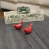 Vibhsa Birds of Health and Happiness Set of 2 (Red) - Image 7