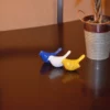 Vibhsa Bird Figurines Symbols of Health & Happiness (Blue, White & Yellow) - Image 3