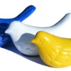 Vibhsa Bird Figurines Symbols of Health & Happiness (Blue, White & Yellow) - Image 6