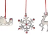 Sleigh Christmas Tree Ornament Decorations Set of 8 - Image 5