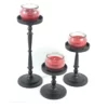 Pillar Candle Holder Set of 3 Black - Image 9