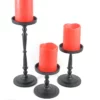 Pillar Candle Holder Set of 3 Black - Image 10
