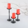 Pillar Candle Holder Set of 3 Black - Image 6