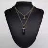 Artilady Natural Opal Stone Moon Choker Necklace Elegant Crystal Pendant Jewelry - Image 12