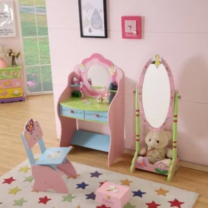 Kids Dressing Table - Modern Dressing Table with Chair