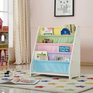 Small White Bookshelf - Modern White Bookshelf